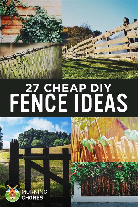 15 cheap but effective garden fence ideas .